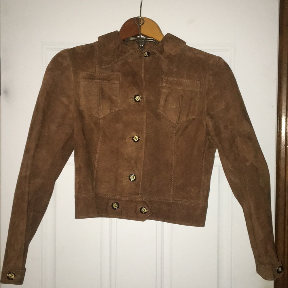 Ladies Small Leather Jacket Made in Italy